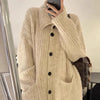 Autumn Winter Loose Cardigan Sweater Women Knitted Coats Female Long Sleeve Casual Knitwear Knit Cardigans Shirt Tops