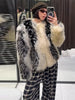 Retro Faux Fur Short Coat Women Elegant Casual Plush Lapel Single Breasted Coats Female Winter Classic Chic Street Outwear