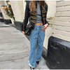 Embroidery Napoleon Short Jacket Women Single Breasted Long Sleeve Coat Spring Female Street Contrast Outerwear