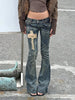2000s Japanese Jeans Pants Women Low Waist Denim Pant Streetwear American Retro Y2k Trousers Jeans Slim E-girls Jeans