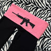 Aesthetic Gun Print Y2K Pants Rock Punk Style Comfortable Pants Gothic Retro Casual Women's Wide Leg Pants Emo Girl