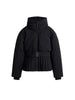 Casual Hoodie Thicken Belts Coats Women Solid Full Sleeve Stand Collar Closed Zippers Coat Female Winter Lady Outwears