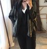Yudx Pleated Long Sleeve Turndown Collar Cardigan Coats Woman Autumn Winter Loose Batwing Sleeve Short Jacket Designer Clothes