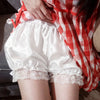 Lady Lace Ruffle Short Lolita Dress Safety Shorts Princess Loose Shorts Victorian Bloomers Pumpkin Cute Panties For Girl