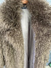 Colorful Women's Furry Coat Rose Pink Faux Fur Coat Suit Collar Autumn Winter Thick Cardigan Long Overcoat Chic 2DB5859