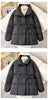 Autumn Winter Warm Cotton Jacket Women Loose Casual Cotton Coat Stand-Up Collar Pure Colour Outerwear Female