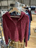 Twisted Flower Knitted Cardigan Sweater Women Autumn Long Sleeve Hooded Zipper Short Coat Streetwear Sweaters Y2K Tops