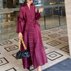 Pleated French Dress for Women In The Spring and Autumn of We Can Deliver One Piece From Stock Maxi Dress for Women