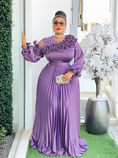 Africa Clothing Elegant African Dresses for Women Spring Plus Size Wedding Party Long Dress Dashiki Ankara Outfits Robe