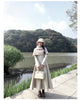 Winter Long Wool & Blends Coat for Women Chic Elegant Womans Clothing Skirted Woolen Overcoat