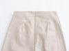 Women's Faux Leather Pants High Waist Straight Leg Trousers Female Streetwear Stylish Stretch Pencil Pants