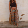 Women Baggy Balloon Pants Bubble Pleated Oversized Bloomers Wide Leg Lantern Harem Bloomer Pants