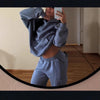 Women‘s Wide Leg Cargo Pants Elastic Waistband with Large Pockets Casual Fitness Sportswear Y2k Long Pants