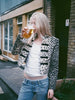 Vintage Leopard Cropped Coat Statement Faux Fur Spotted Jacket Autumn Casual Chic Women Street Outfits