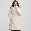 Women's Down Cotton Jacket Korean Version Versatile Lady Cotton Padded Outerwear Slim Temperament Ladies Winter Parka Coat
