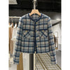 Autumn Korean Small Fragrant Coat Women Short Jacket Female Tweed Wool Outwear Casual Plaid Blazer Tops Ladies Outwear