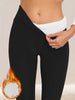 High Waisted Thermal Leggings for Women Fleece Lined - Thick Soft Fabric Tummy Control Winter Workout Running Yoga Warm Pants