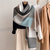 Plaid Scarf Winter Warm Cashmere Women Long Pashmina Foulard Female Scarves Lady Tassel Shawl Wraps Travel Poncho Blanket