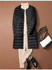 Women Solid Puffer Autumn Winter O-Neck Female Thin Duck Down Jackets Portable Women Windproof Puffer Parkas