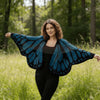 Women's Butterfly Knit Shawl Cape Crochet Monarch Butterfly Cardigan Coat Spring and Autumn Shawl Top Outerwear