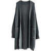 Women Long Cardigan Spring Knitted Loose V-neck Autumn Winter Elegant Sweet Outerwear Ladies Sweater Coat Soft Jacket Y2K