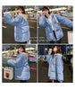 Winter Short Jacket Woman Parkas Thick Warm Spliced Hooded Parka Oversized Korean Loose Cotton Padded Outerwear