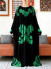 Party Dress Tie-dry Printed Cotton Women Boho Maxi Dress Casual Holiday Party Dresses Indie Folk African Vestidos