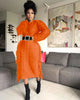 Women Long Sleeve Tassel Bodycon Midi Knit Straight Maxi Dress Autumn Winter O-neck Sweater Vestidos Dresses
