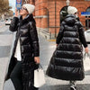 Hooded Parkas Winter Warm Down Jacket Women Long Parkas Winter Coat Waterproof Cold Puffer Jacket