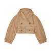 Elegant Double Belt Women Windbreaker Casual Khaki Long Sleeve Lapel Button Female Jacket Autumn Winter Lady Streetwear