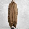 Cocoon Thicker Warm Duck Down Coats Women's Fluffy Down Coat Female Winter Bat Sleeved Oversized Warm Down Parkas wy1814