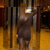 Sexy O-neck Long Sleeve Bandage Solid Short Dress Streetwear Women's Elegant High Waist Tunics Ruched Party Club Dresses