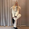 Casual Hoodie Thicken Belts Coats Women Solid Full Sleeve Stand Collar Closed Zippers Coat Female Winter Lady Outwears