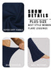 Plus Size Elegant Women's High-Waisted Flared Pants for Yoga Workout. Suitable for Women Leggings to Use for Leisure