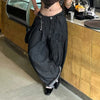Women Striped Relaxed Fit Jeans Retro Low Rise Wide Leg Denim Pants Grunge Loose Trousers Spring Y2K Clothes