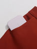 French Two Piece Sets for Women Stand Collar Long Sleeves Patchwork Button Top High Waist Pant Set Female
