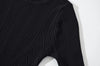 Sexy O Neck Ribbed Knitting Fishtail Sweater Dress Women Full Sleeve Stretch Basic Bodycon Maxi Long Mermaid Robe Vestido