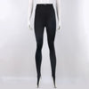 Korean Winter Black High Waisted Skinny Y2K Women Pants Sexy Glitter Casual Club Leggings Pants Long
