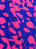Elegant Random Print Button Down Shirt Dress Women's Long Sleeve Belted Waist Midi Dress Spring Fall Office Casual Dress
