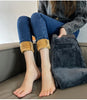 Skinny Women's Warm Jeans Winter Thicken Fleece Stretch High Waist Pencil Pants Korean Black Blue Gray Velvet Leggings
