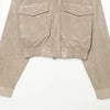 Vintage Stand Collar Women's Coat Full Sleeve Pocket Zippers Loose Lady Short Jackets Autumn Winter Female Streetwear