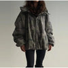 Camouflage Printed Pant Set Women's Hooded Zipper Pockets Coats High-waist Wide-leg Trousers Autumn Outfit