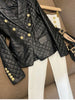 Black Elegant Suit Jacket Ladies Casual Double Breasted Women's Blazer Office Work Casual Female Outerwear