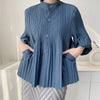 Spring Women's Short Trench Coat Stand Collar Loose Casual Loose Single Breasted Lantern Sleeve Jacket 2DB6686