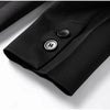 Office Lady Blazer Jacket Shoulder Pad Long Sleeve Lapel Female Coat Spring Button Pocket Lady Commuting Outwear