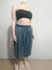 Women Streetwear Fly Denim Calf-Length Pants Autumn Loose Safari Style Cargo Harem Hip Hop Jeans