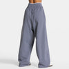 Sport Trousers Women Loose Casual Wide-leg Trousers with Pockets Gym High Waist Fitness Running Yoga Pants