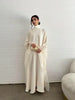 Middle Eastern Abaya Women Elegant Abayas Full Sleeve Loose Pageant Dress Evening Kaftans JilbabsIslamic Traditional Clothing