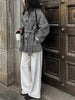 Autumn Winter Stand Collar Women's Double-faced Woolen Coat Korean Single Breasted Thick Overcoat DB5065