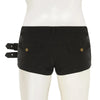 Punk Style Metal Buckle Ultrashort Pants Mall Goth Low Waist Skinny Shorts Cyber Y2K Streetwear Women Alt Pants